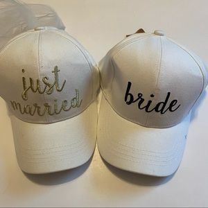 Bridal Baseball Hats NEW